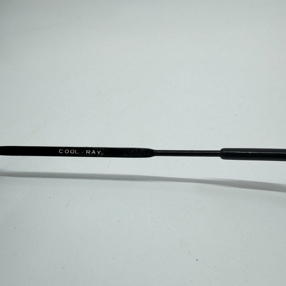 Vintage Cool Ray Aviator Style Sunglasses frames black Green Lens H9351 - Picture 6 of 7